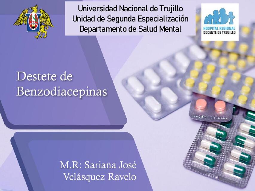 Destete de Benzodiacepinas   