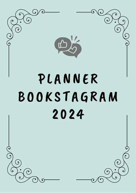 Planner bookstagram