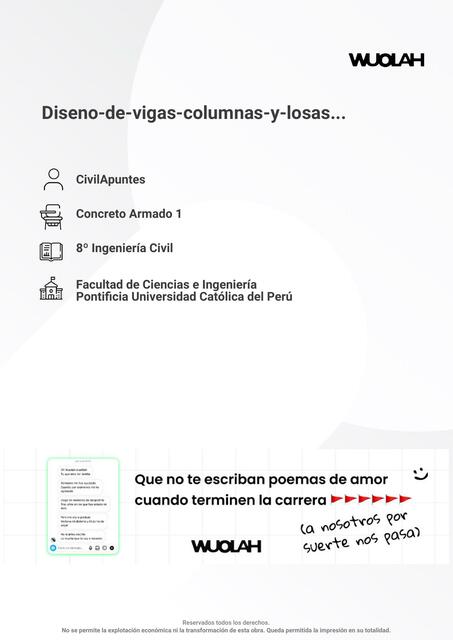 Diseño de Vigas- Columnas y Losas 