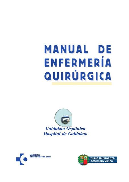 Manual de Enfermería Quirúrgica 