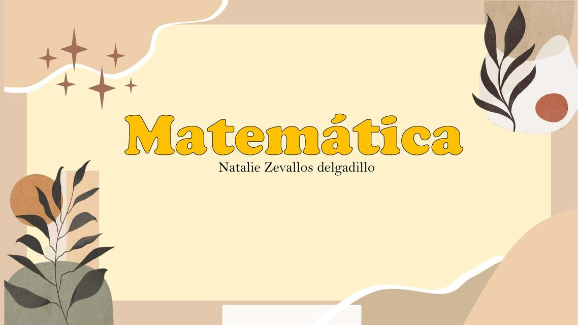 Matemática 