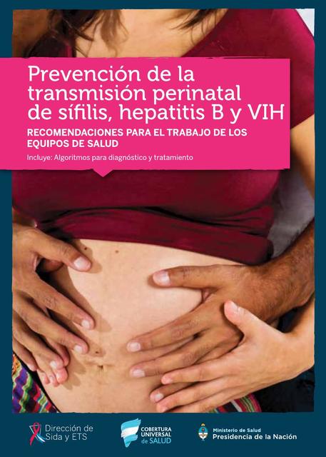 Prevención de la transmisión peri-natal de sífilis, hepatits B y VIH