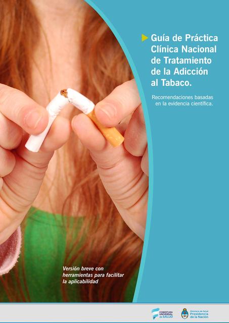 Guía practica clínica de tratamiento de adicción al tabaco