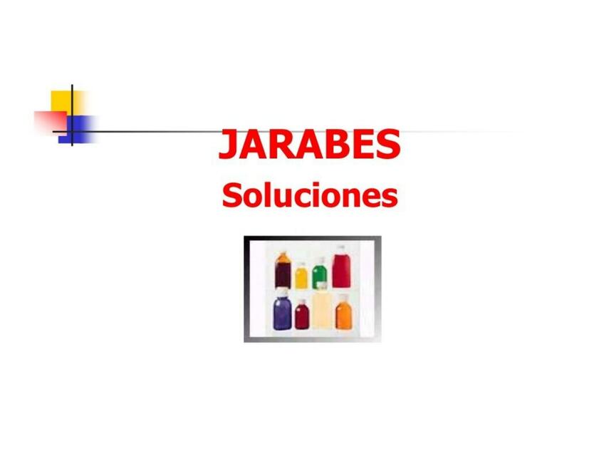 Jarabes soluciones 