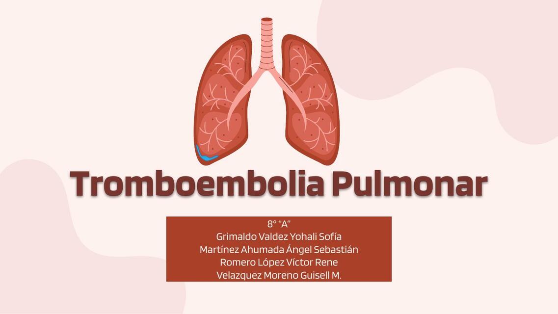 Tromboembolia pulmonar 