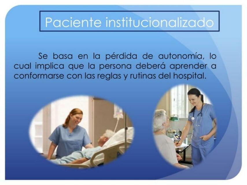 Paciente Institucionalizado 