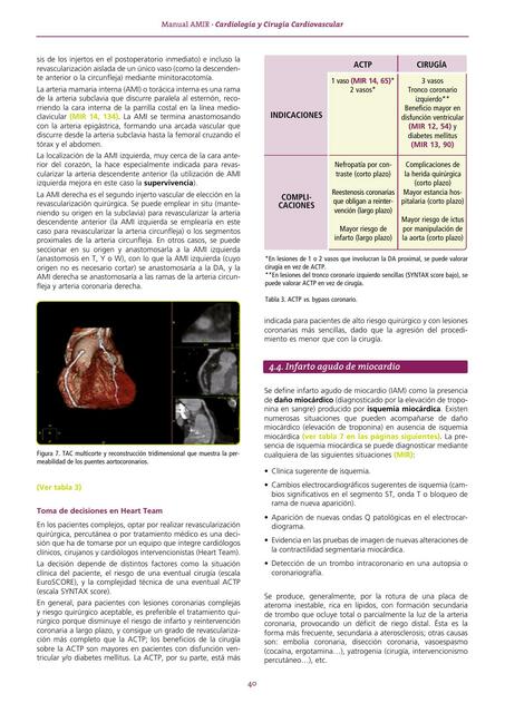 Cardiología y cirugía cardiovascular 