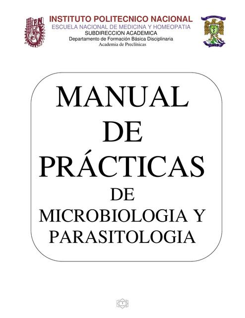 Manual de Practicas de Microbiología y Parasitología