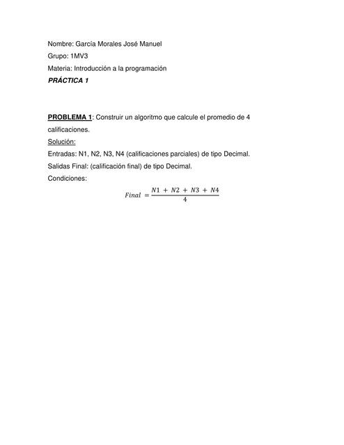 Introducción a la Programación | Jose Manuel | uDocz