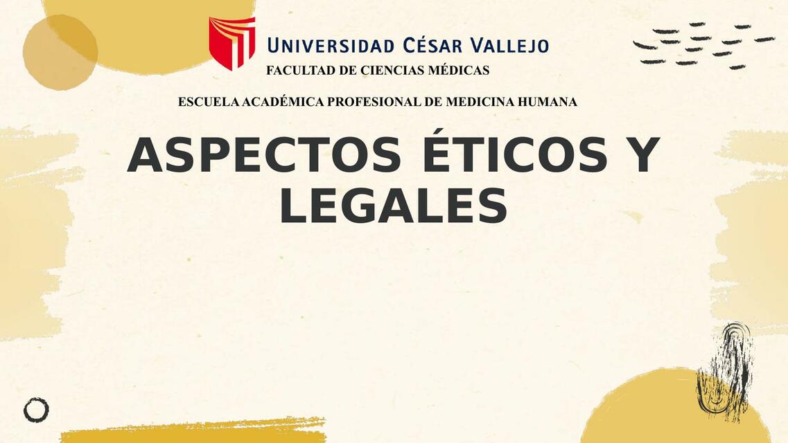 Aspectos éticos y legales