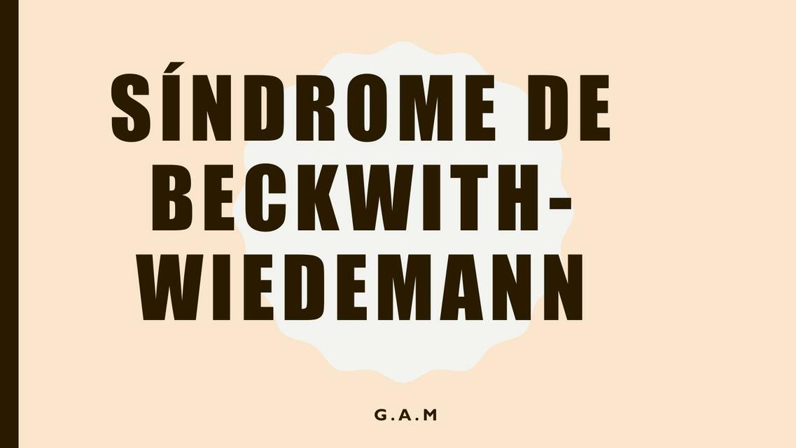 Beckwith Wiedemann