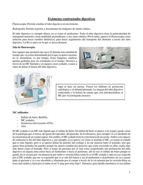 Clase 5 Exámenes contrastados digestivos