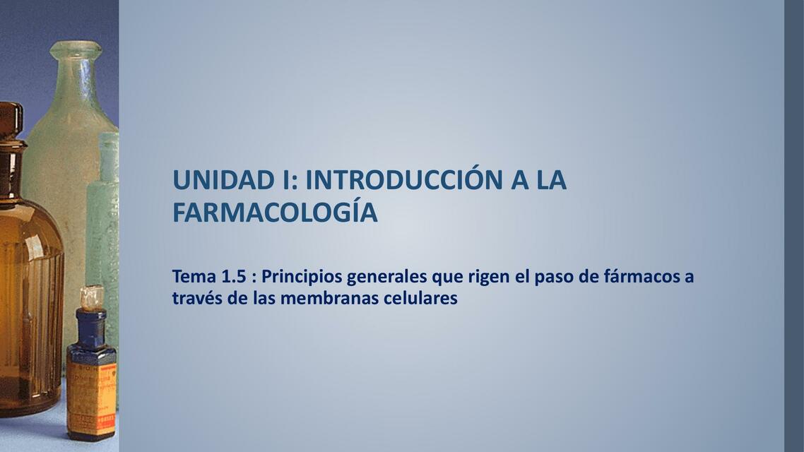 Tema 5 Farmacodinamia