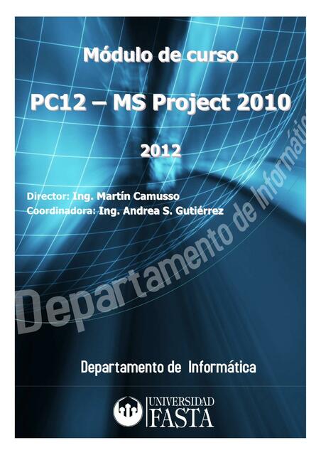 PC12- MS Project 2012 