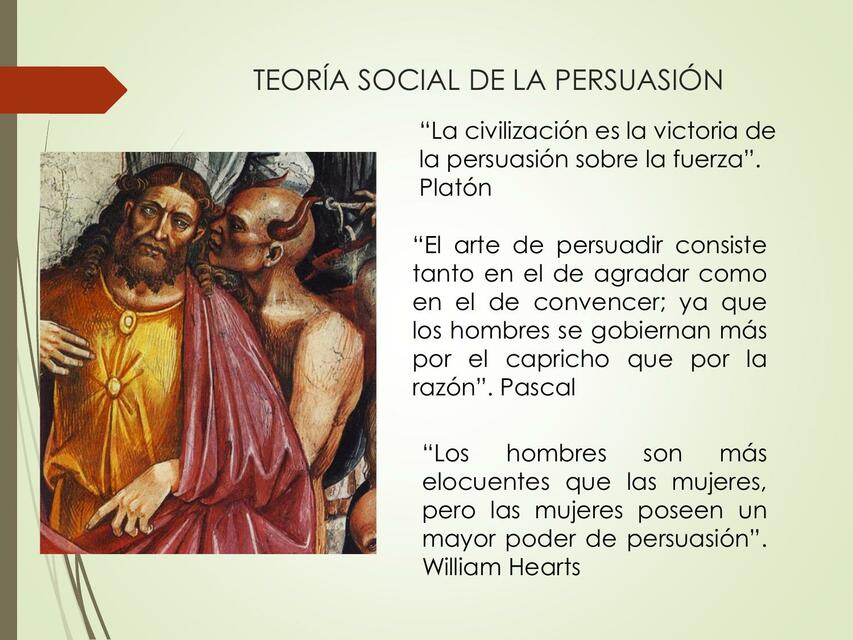 Presentación teoría social de la persuasión actual