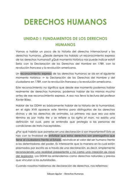 Derechos Humanos 