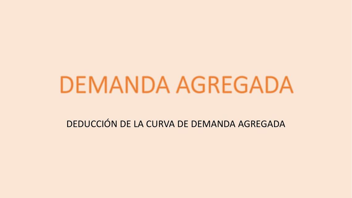 Demanda Agregada