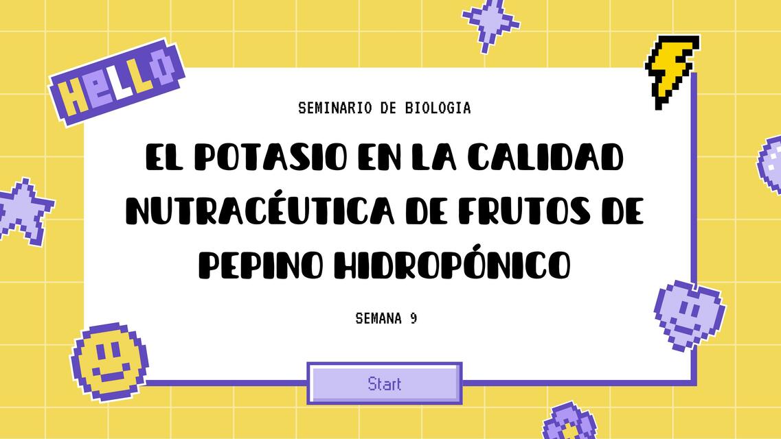 El potasio en la calidad nutracéutica de frutos de pepino hidropónico