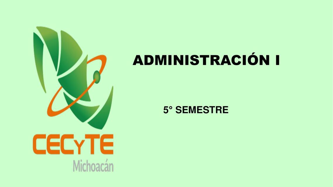 Administración I 