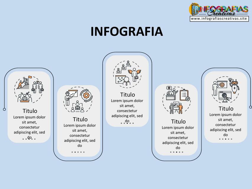 Plantilla para infografía