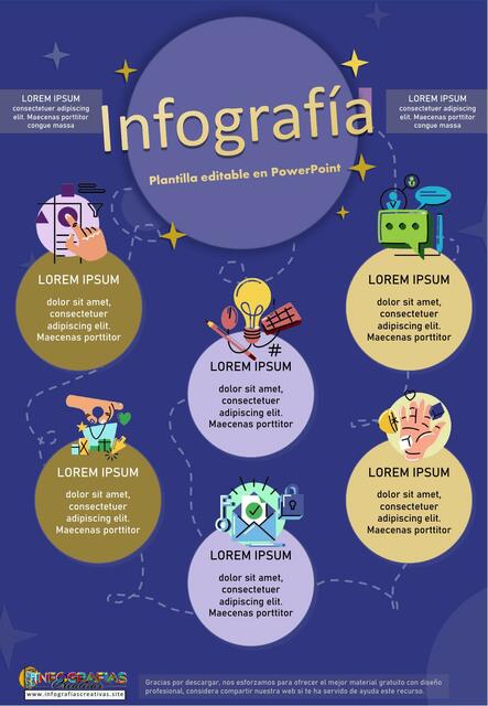 Plantilla para infografía 