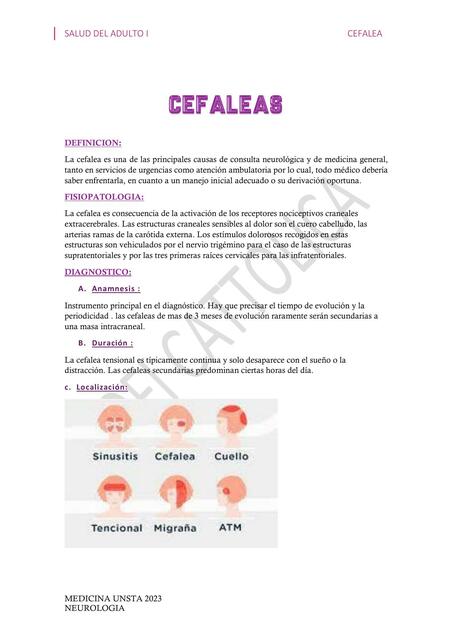 CEFALEAS