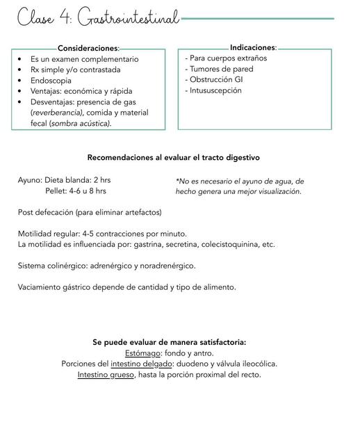 ecografía gastrointestinal