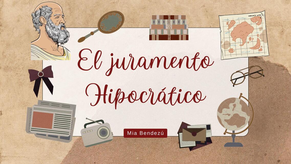 JURAMENTO HIPOCRATICO