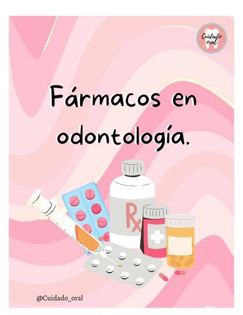 Fármacos en odontología 