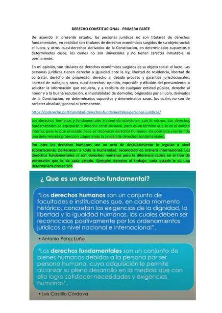 Derecho Constitucional PRIMERA PARTE docx