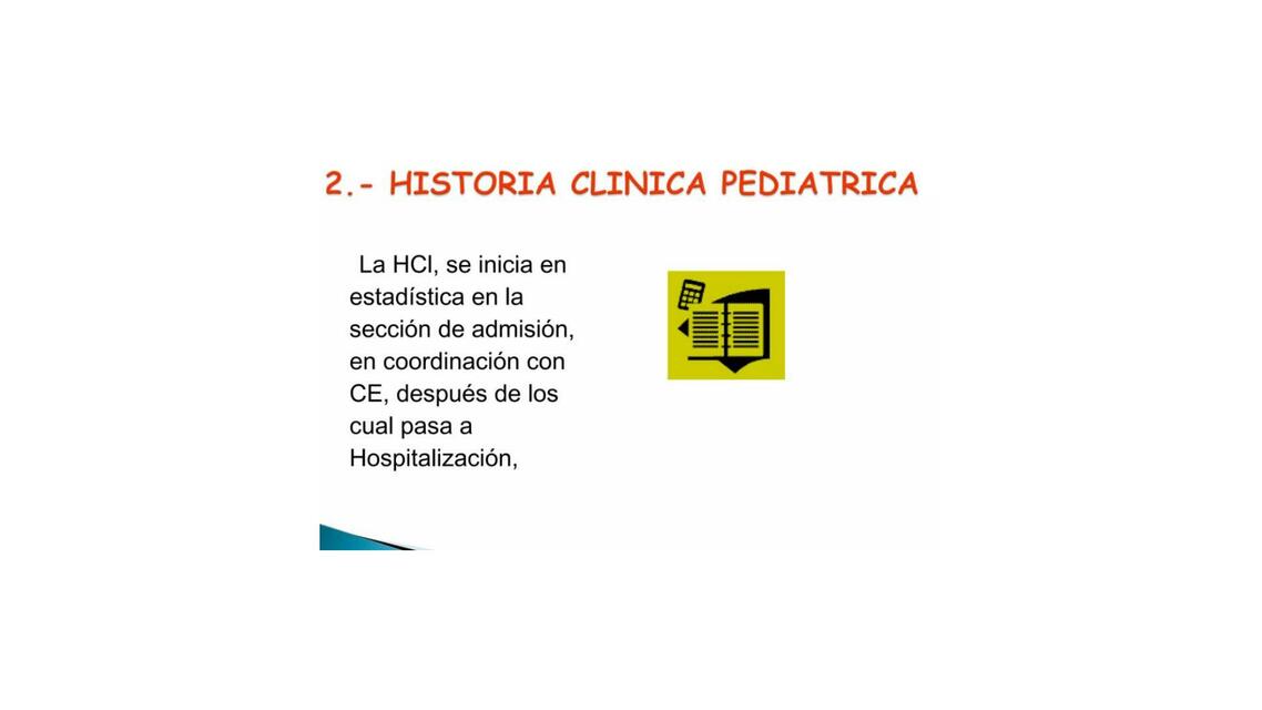 Historia clínica pediátrica 