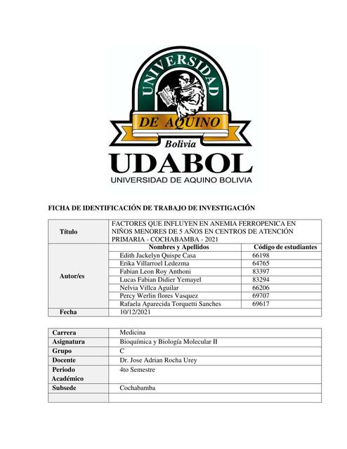 Trabajo de Investigación Bioquímica II 3