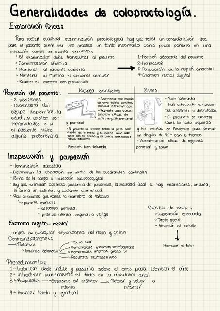 Generalidades de coloproctología