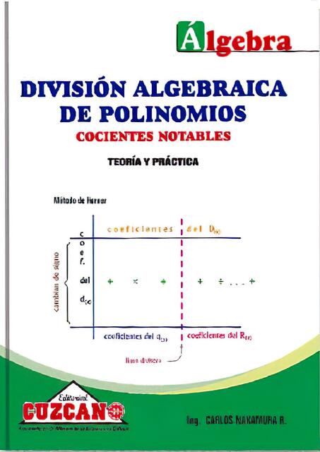 División de polinomios álgebra