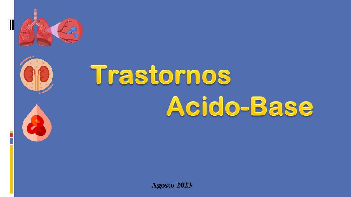 Trastornos acido-base 