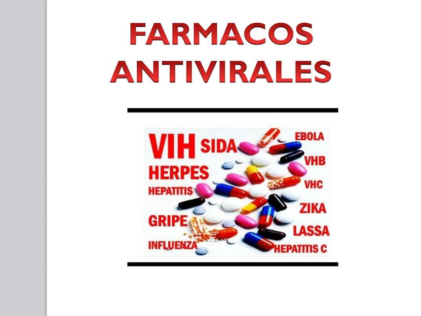 Fármacos antivirales