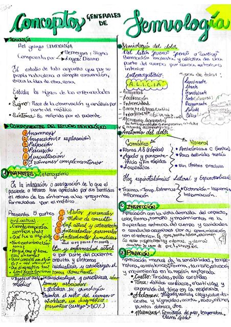 Conceptos de semiología