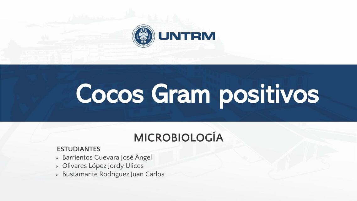 Cocos Gram Positivos 