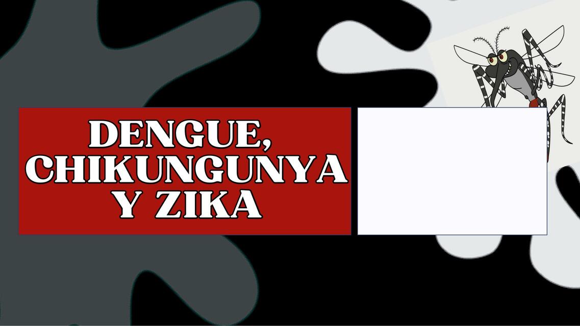 Dengue chikungunya y zika