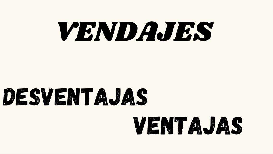 Vendajes 