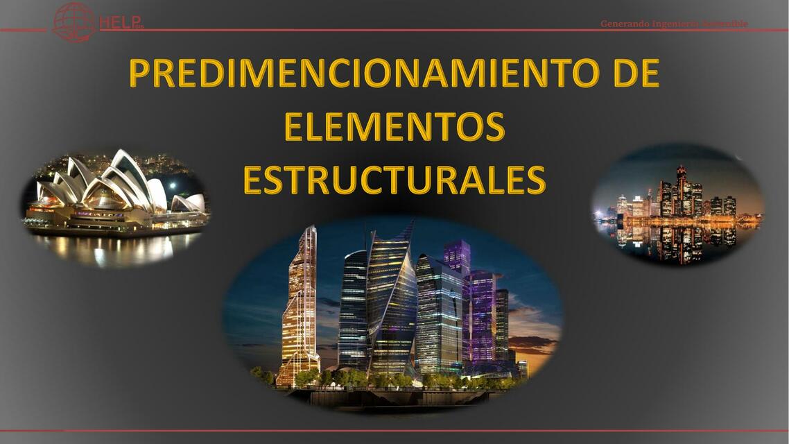 Predimensionamiento de Elementos Estructurales 