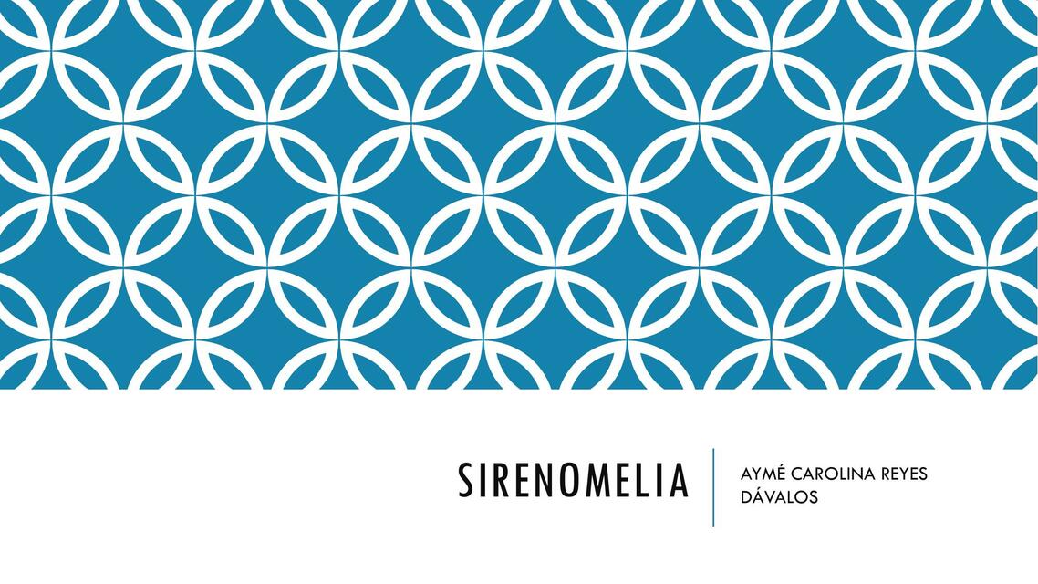 Sirenomelia