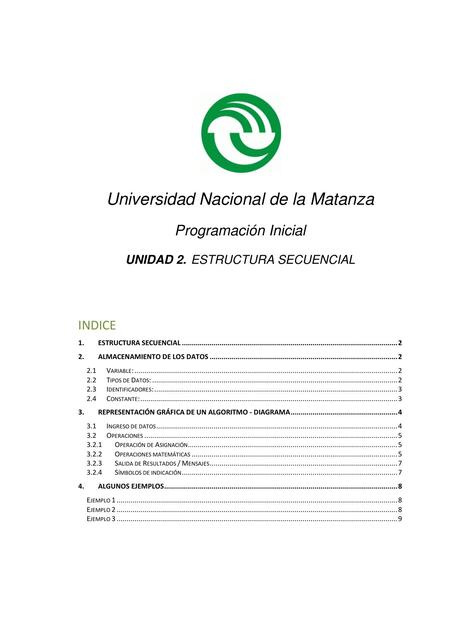 Estructura Secuencial 