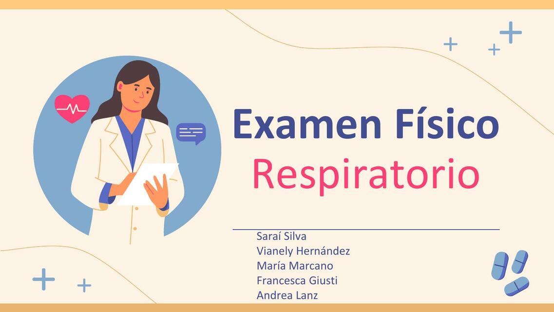 Examen físico respiratorio