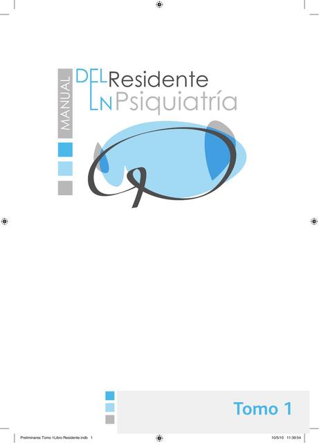 Manual de Residente en Psiquiatria