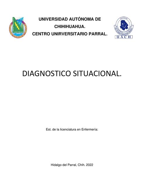 Diagnóstico Situacional 