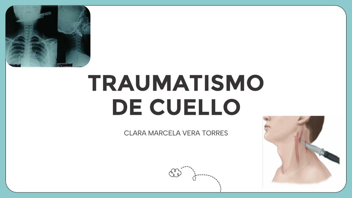 Traumatismo de cuello 