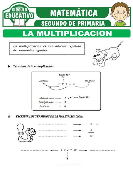 La Multiplicacion para Segundo de Primaria