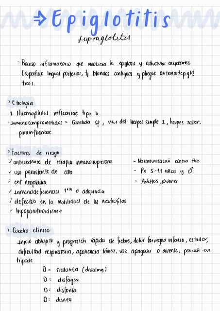 Epiglotitis