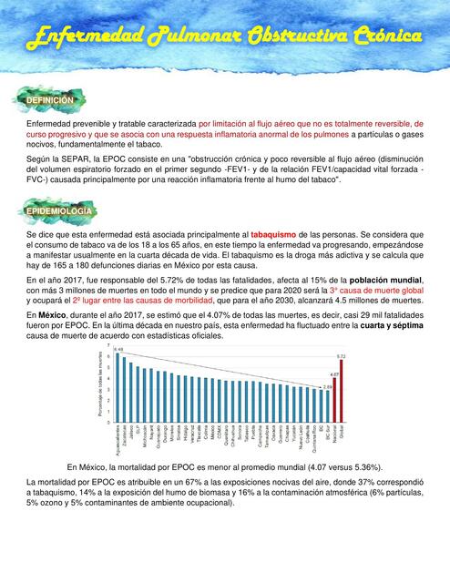 Enfermedad Pulmonar Obstructiva Crónica